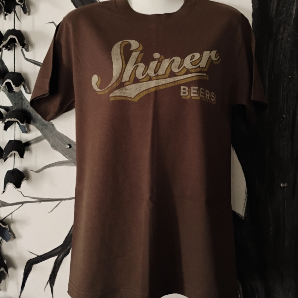 Shiner Bock t-shirt size Small *NEW* unisex cotton shirt Shiner Beers Texas